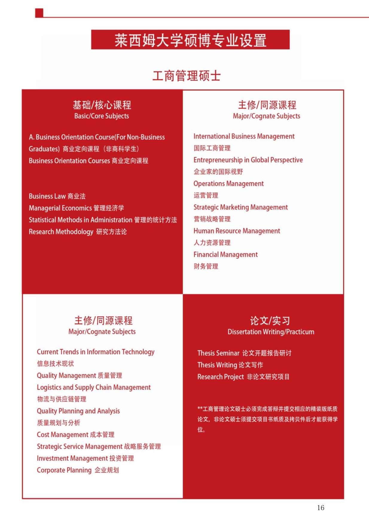 萊西姆大學(xué)招生簡章
