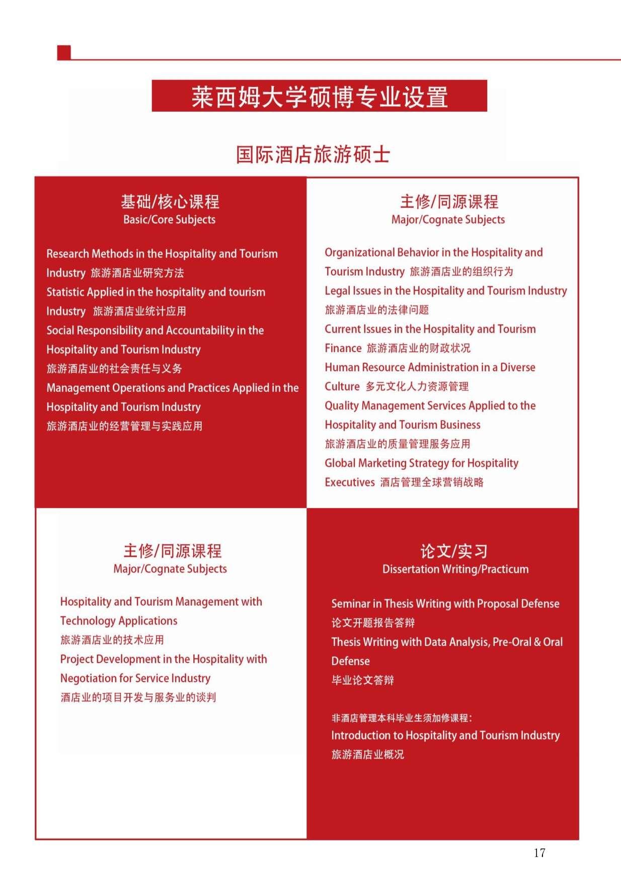 萊西姆大學(xué)招生簡章19